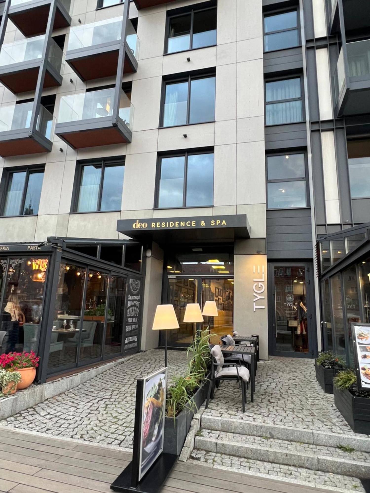 Apartament Chmielna Z Widokiem Na Rzeke Gdańsk Buitenkant foto