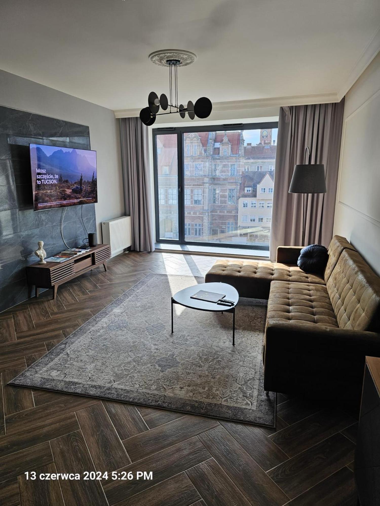 Apartament Chmielna Z Widokiem Na Rzeke Gdańsk Buitenkant foto