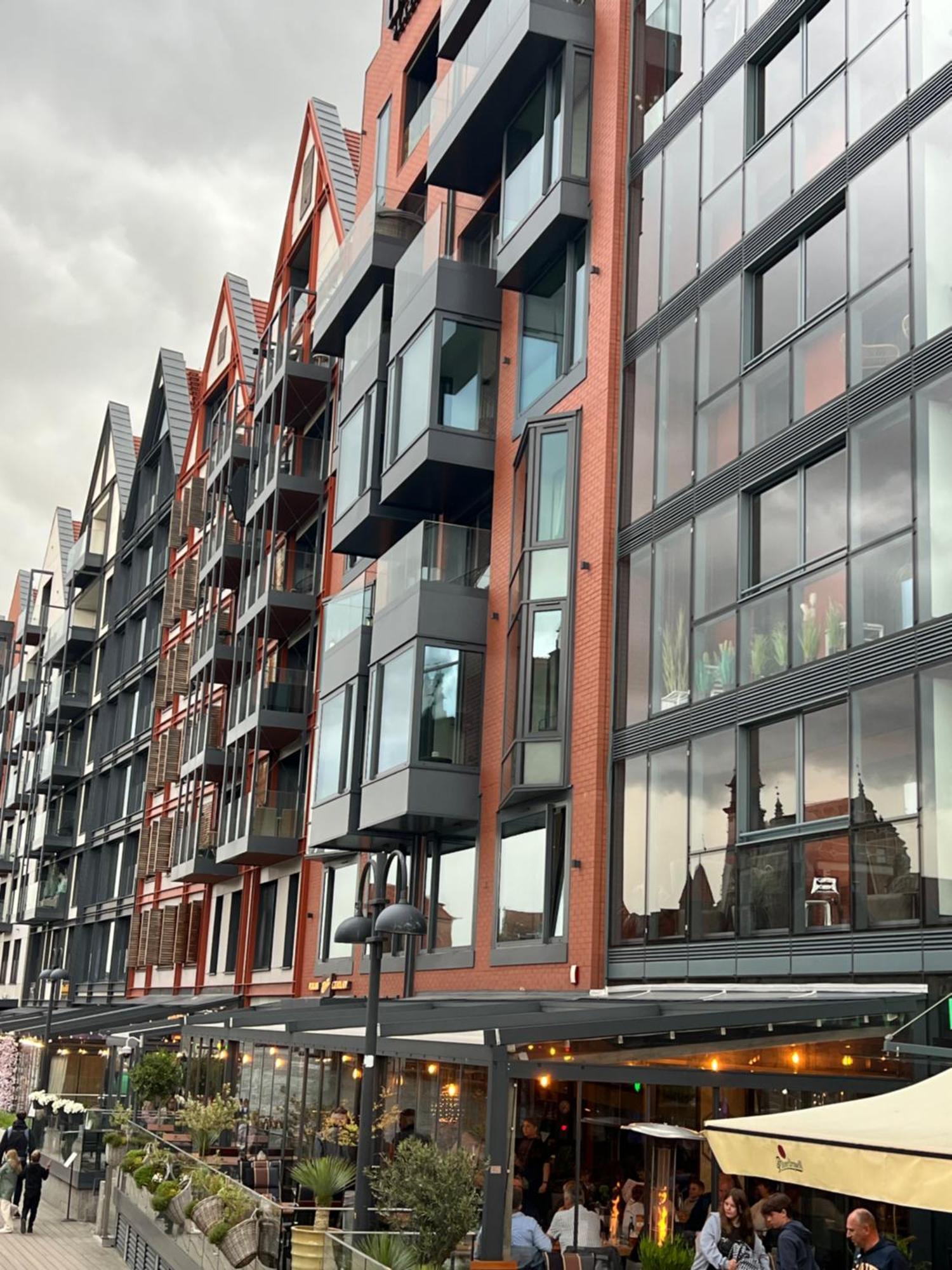 Apartament Chmielna Z Widokiem Na Rzeke Gdańsk Buitenkant foto